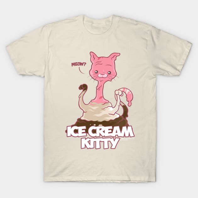 Ice Cream Kitty T-Shirt by wloem